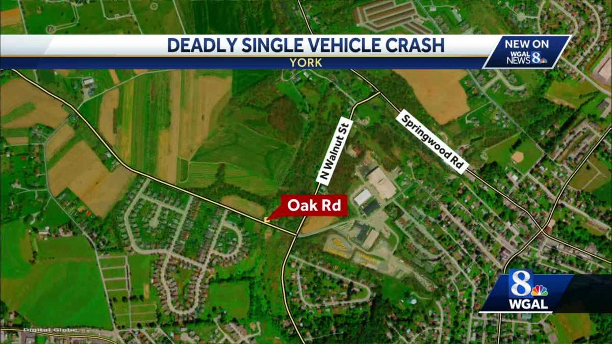 Woman killed in single-vehicle crash in York Township, Pennsylvania