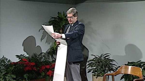 Breaking a resolution within minutes must be a record. In 1984, a reporter vowed to stop eating pig liver, going to the dentist, and more for New Years. Which one did he break?