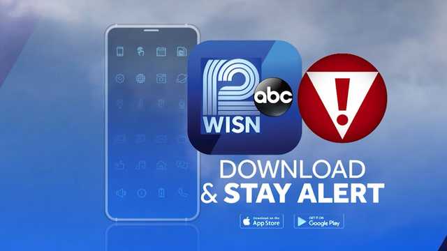 Get severe weather alerts on the WISN 12 mobile app