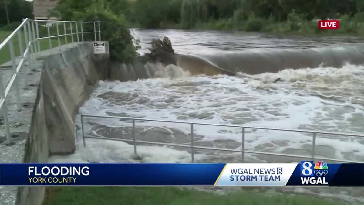 YELLOW BREECHES CREEK running high after Ida