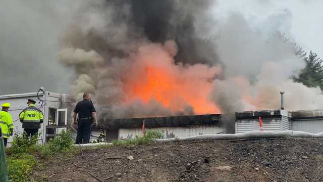 YMCA pool clubhouse destroyed by fire in Plainville, Mass. - Vimarsana News