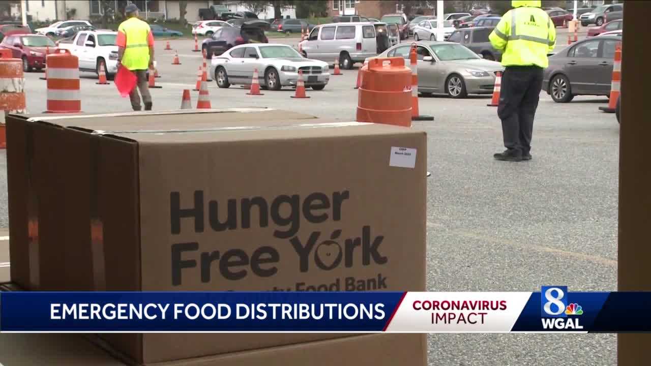 York County Food Bank Works To Make Drive-through Food Distribution ...