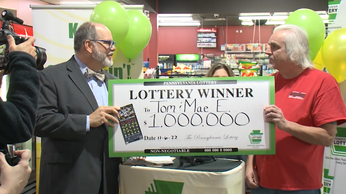 York County lottery winners presented with $1M commemorative check