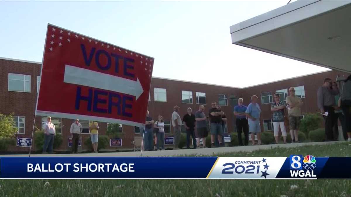 Pa. primary York County voters frustrated by ballot shortages