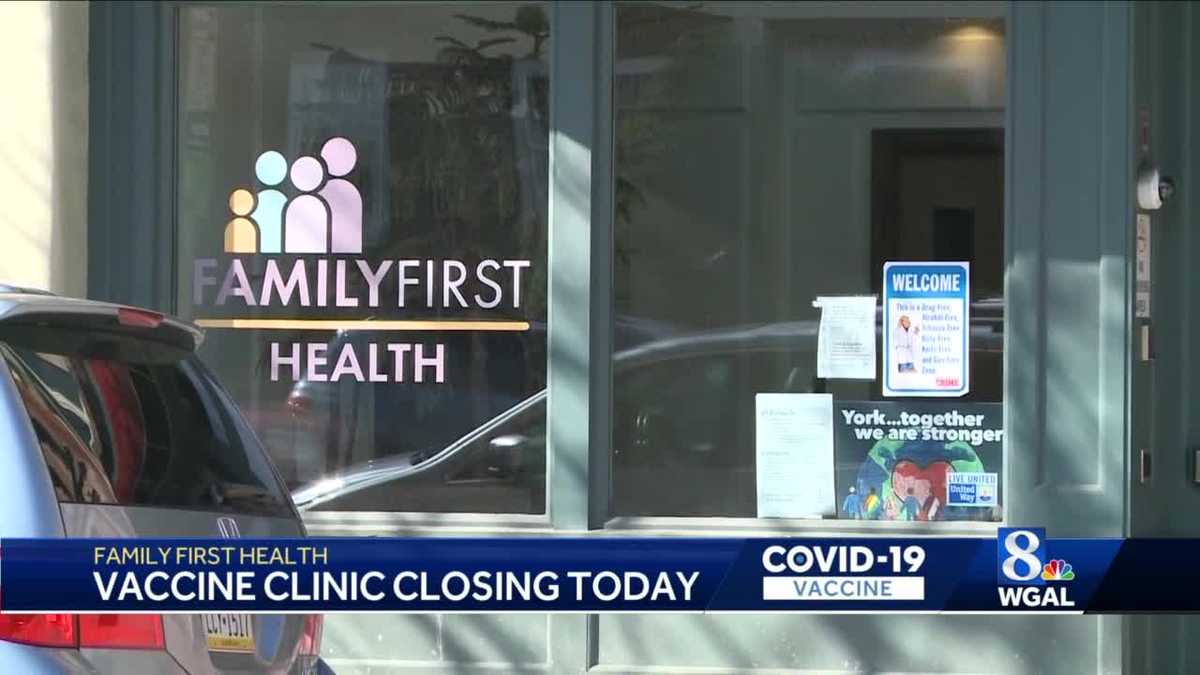 York, Pennsylvania, COVID19 vaccination clinic closes