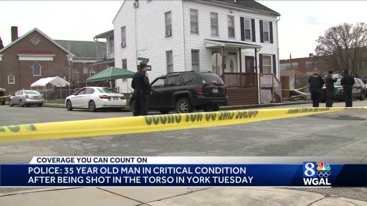 Man critically wounded in shooting in York, police say