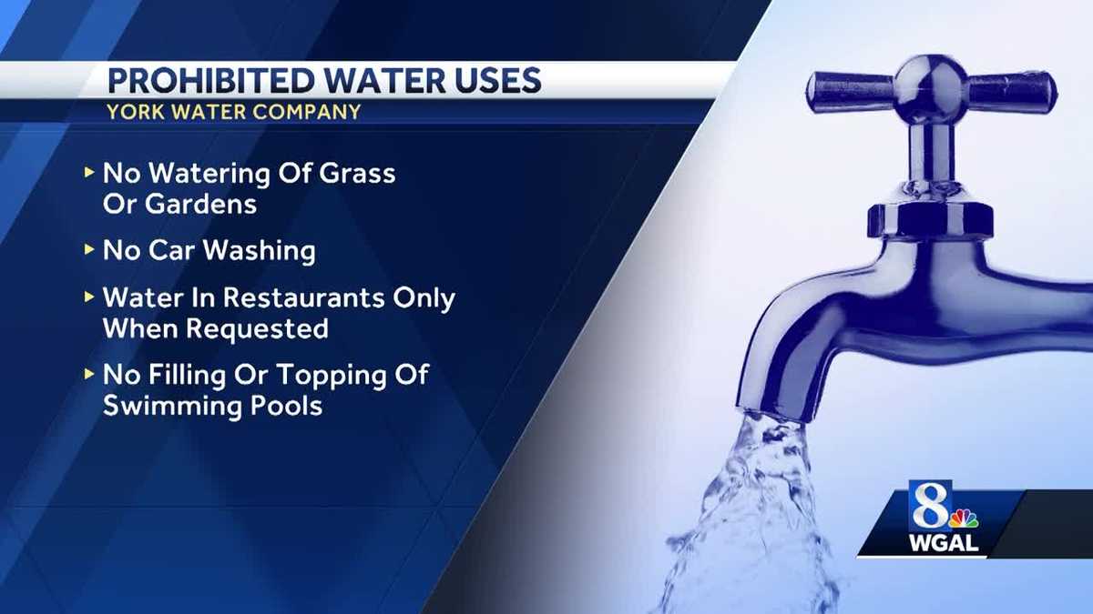 York Water Company implements mandatory water restriction