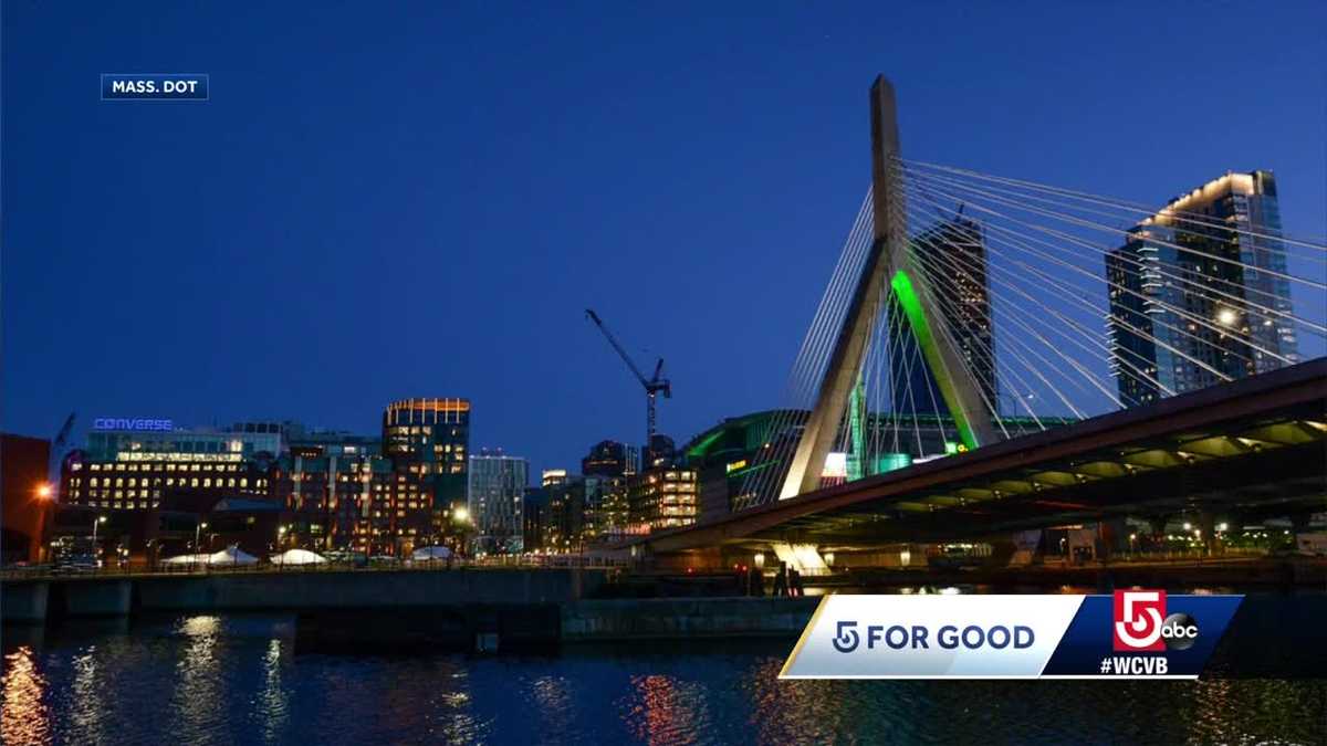 Zakim Bridge and Walkway Boston, MA Yoga Mat