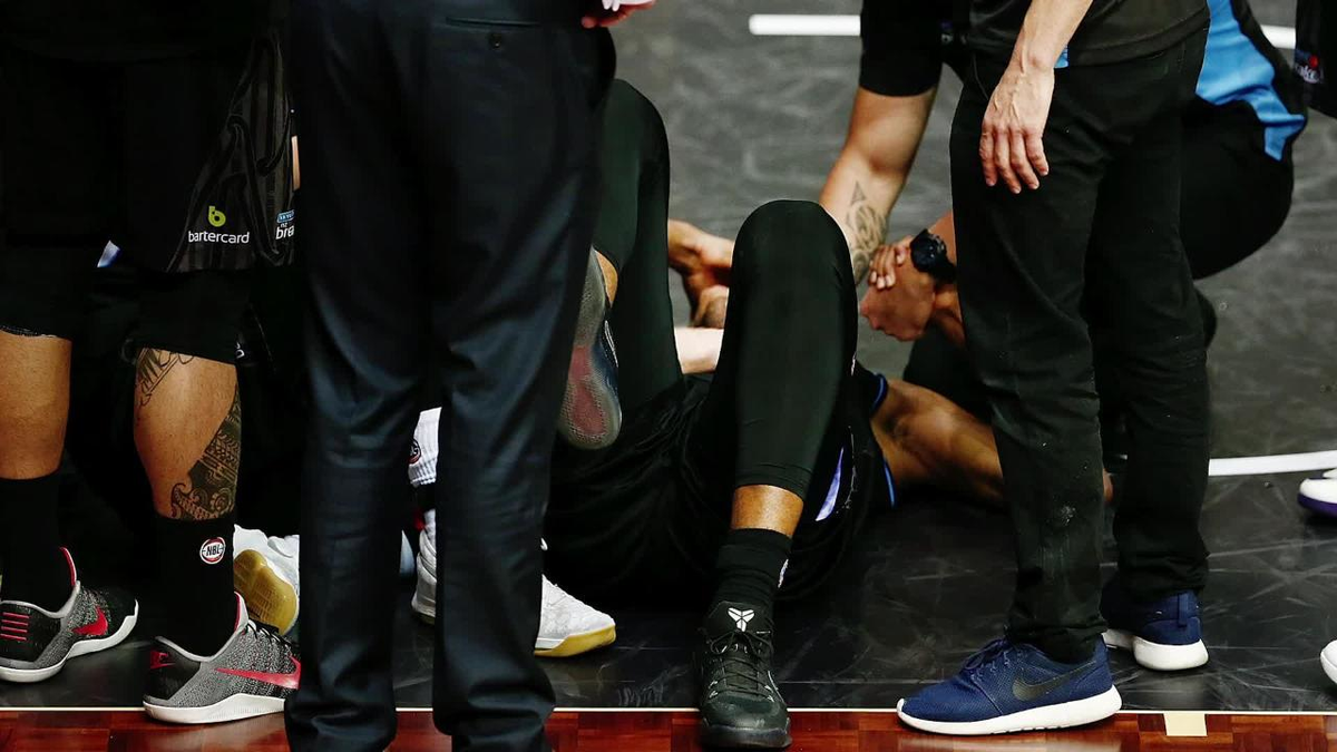 Basketball player still able to see after suffering horrific freak eye